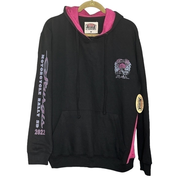 NWT Sturgis Motorcycle Rally SD 2022 Fleece Lined Hoodie - Picture 1 of 6